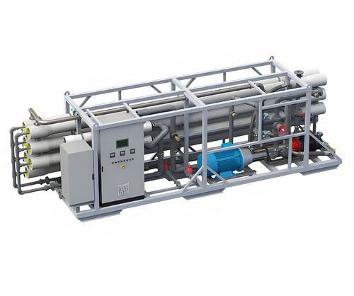 Diagramma di flusso di desalinizzazione dell'acqua di mare