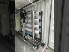 Sistema di filtrazione dell'acqua salmastra in contenitori a 5-7 fasi 100-1000 m3 al giorno