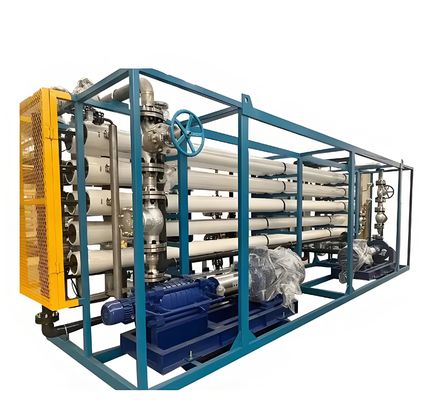 Buon prezzo Siemens S7 PLC Sistema di controllo elettrico dell'acqua di mare con membrana Filmtec USA in linea