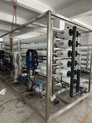 Buon prezzo Purificatore d'acqua RO industriale da 500 a 1000 m3/giorno con 5 fasi e rigetto del 98% in linea