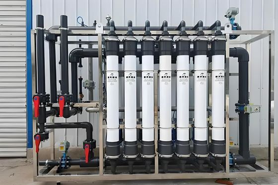 Buon prezzo Sistema di membrana di ultrafiltrazione SS304 / PVC con eliminazione del virus al 99,99% in linea