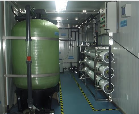 Buon prezzo 15-65kw Sistema di trattamento dell'acqua pura RO con rifiuto di recupero del 50-70% in linea