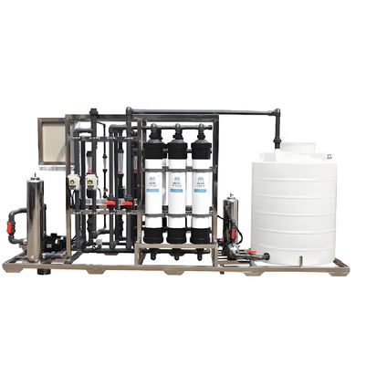 Buon prezzo Sistema industriale di depurazione dell'acqua ad ultrafiltrazione da 500 kg Pretrattamento con tasso di recupero 80-90% in linea