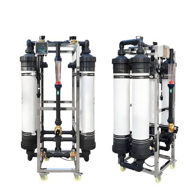 Buon prezzo Sistemi di ultrafiltrazione SS304/PVC Trattamento dell'acqua con elevato rendimento idrico in linea