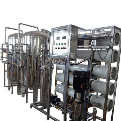 Buon prezzo Tasso di rigetto del sale del 98% Sistema RO dell'acqua di mare industriale 500-1000 m3/giorno in linea
