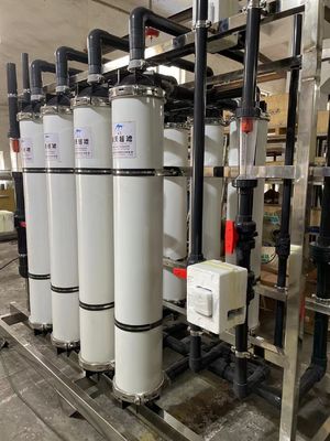 Buon prezzo Sistema di ultrafiltrazione SS304 / PVC 10-100 M3/ora con eliminazione del 99,99% di SS in linea