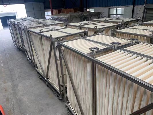 Buon prezzo 25m2 PVDF Modulo a membrana di fibre vuote per il trattamento delle acque reflue in linea