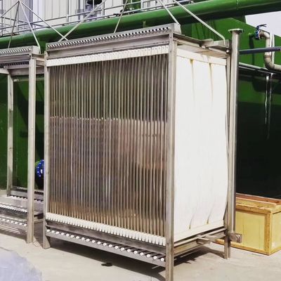 Buon prezzo Membrana PVDF a fibra cava resistente alle sostanze chimiche per il trattamento delle acque reflue in linea