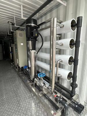 Buon prezzo 500 m3 al giorno Container RO System Mobile Water Treatment Solution in linea