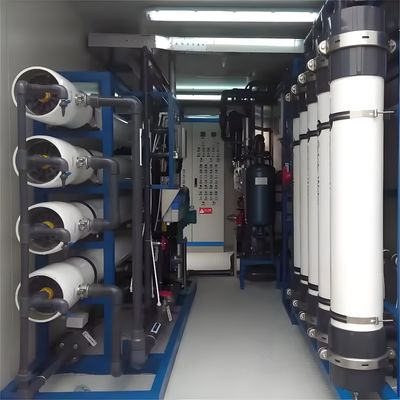 Buon prezzo Sistema di osmosi inversa in contenitori con rigetto del sale al 99% Capacità 100 - 1000 m3 in linea