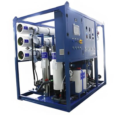 Buon prezzo Sistema di desalinizzazione dell'acqua di mare Siemens S7 PLC che produce acqua desalinizzata al 99,5% in linea