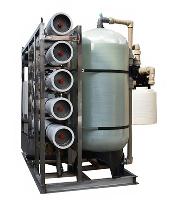 Buon prezzo Sistema di desalinizzazione dell'acqua di mare in acciaio duplex 2205 Siemens PLC Control 100-1000M3/Day in linea