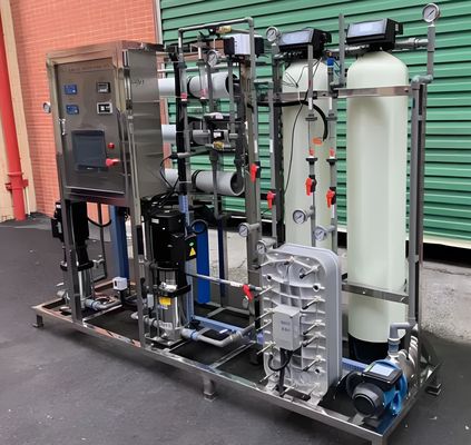 Buon prezzo Sistema di depurazione dell'acqua RO EDI con capacità da 1 a 50 m3/h e due fasi in linea