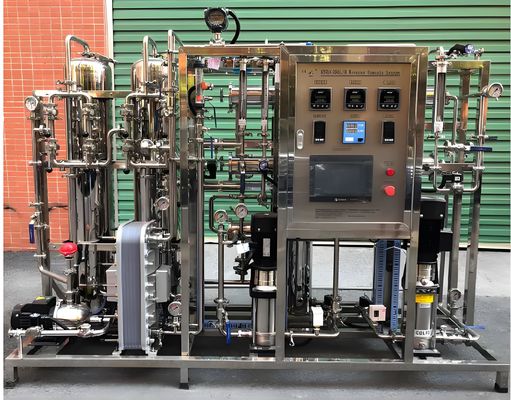 Buon prezzo 2m3/h Capacità EDI Sistema di acqua purificata con PLC Siemens S7 in linea
