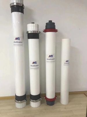 Buon prezzo Esterno In UF Membrana di filtro resistente alle sostanze chimiche con 1-3 bar di funzionamento in linea
