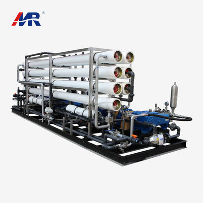 Buon prezzo Impianto di desalinizzazione dell'acqua di mare ad alta capacità con tasso di desalinizzazione del 99,5%, capacità 200m3-1000m3/giorno e pompa Danfoss in linea